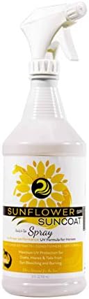 Healthy HairCare Sunflower Suncoat SPF Spray, 32 Ounces, for Horses