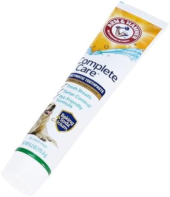 Arm & Hammer Complete Care Enzymatic Dog Toothpaste, Peanut Butter, 6.2 Oz