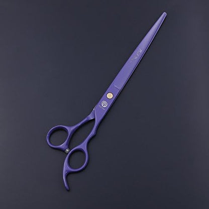 Purple Dragon 8.0 inch Professional Dog Grooming Hair Cutting Scissor-Set