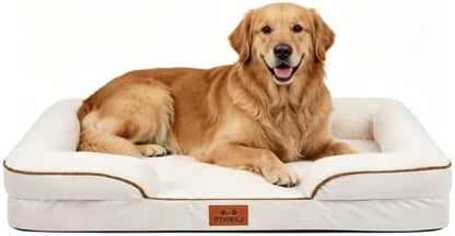 Orthopedic Extra Large Dog Bed, Memory Foam XL Dog Bed Couch, 44" L