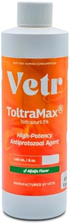 Toltrazuril 5.0% for Horses, Dogs, Cats, 240mL/8 Ounce, for Non-Food Chain Animals, Alfalfa