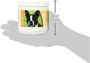 Healthy Breeds Boston Terrier Omega HP Fatty Acid Skin and Coat Support Soft Chews 60 Count