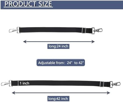 Premium Horse Blanket Sheet Leg Straps, Replacement Stretchy Belly Strap with Double Swivel Snaps, Adjustable Elastic Length from 24 to 42 Inch Winter Blanket 8 Pcs (Multi-Color)