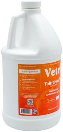 Toltrazuril 5.0% for Horses, Dogs, Cats, 1/2 Gallon, For Non-food chain animals, Chicken