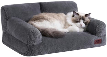 Hollypet Small Dog Large Cat Bed Puppy Couch Beds for Pets up to 25 lbs