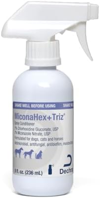 MiconaHex+Triz Spray Conditioner for Dogs, Cats and Horses, 8 oz, Clear