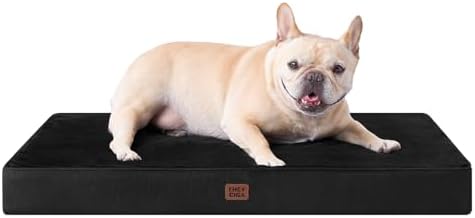 EHEYCIGA Washable Dog Crate Bed for Medium Dogs, 30x20Inch, Black