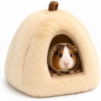 Guinea Pig Hideout with Removable Cooling Mat, Small Animal Bed