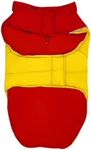 Pets First Kansas City Chiefs Puffer Vest, Small, Waterproof Dog Coat, NFL Licensed Pet Warming Sports Jacket