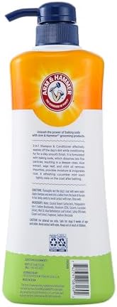 Arm & Hammer 2-in-1 Dog Shampoo & Conditioner, Cucumber Mint, 24 Fl Oz