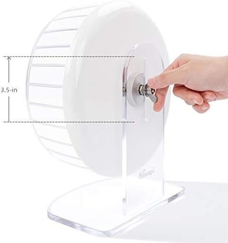 Niteangel Super-Silent Hamster Exercise Wheels: Quiet 10 inch Running Wheel