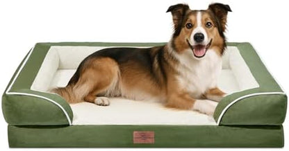 Comfort Expression Orthopedic Dog Beds for Large Sized Dog with Bolster