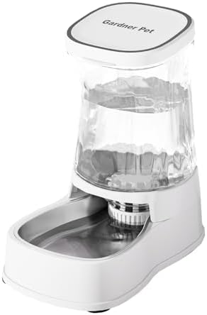 Automatic Dog Water Dispenser, Stainless Steel Bowls Feeder, 100% BPA-Free