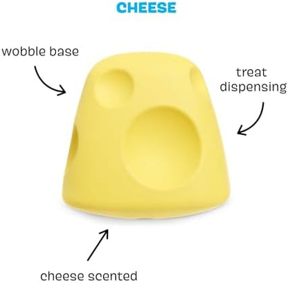 BarkBox Cheese Dog Toy - Toy for Medium Dogs