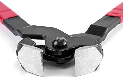 QWORK Hoof Nipper, 14" Heavy Duty Farrier Nippers with Plastic Grip, 1 Pack