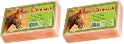 Horsemen's Pride Himalayan Salt Block on Rope for Horses, 4.4 Pounds, SS44 (Pack of 2)
