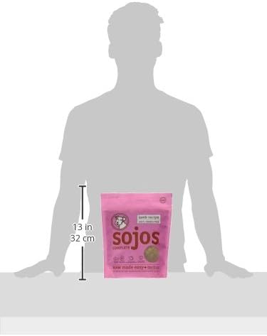 Sojos Complete Natural Grain Free Dry Raw Freeze Dried Dog Food Mix, Lamb, 2-Pound Bag