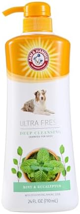 Arm & Hammer Ultra Fresh Charcoal Dog Shampoo, Rosemary, 24 Oz