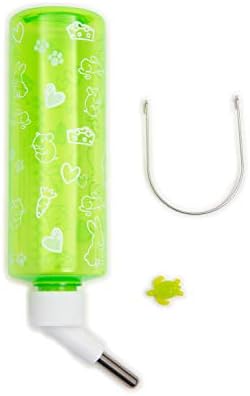 Lixit® Critter Bright Water Bottles for Hamsters, Rabbits, Chinchillas, Ferrets, Guinea Pigs and Other Small Animals - Made in USA (Blue (Pack of 2), 16 Ounce)