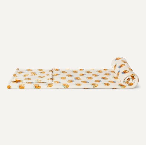 Amazon Basics Kids Fleece Blanket, Ultra-Soft Lightweight Throw for Children, Premium for Warmth, 50 x 60 Inches, Woodland Bears