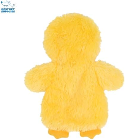 Best Pet Supplies Interactive Squeaky Dog Toy - Baby Chicken, Yellow