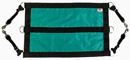 Majestic Ally 1200D 29"x19" Horse Stall Guard with Adjustable Straps and Hardware (Turquoise Black)