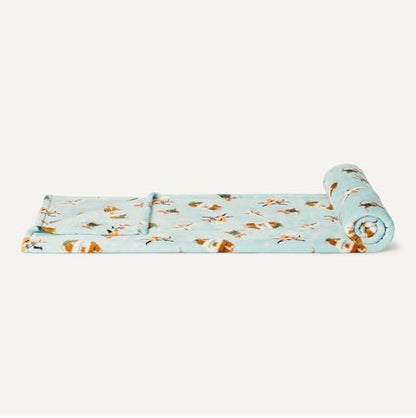 Amazon Basics Kids Super Soft Fleece Blanket, Ultra-Soft Lightweight Throw for Children, 50 x 60 inches, Forest Friends