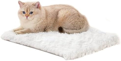 SETVSON Cat Bed Pad for Indoor Cats, 19.3*17.7*1.57 inch Soft Small Pet Bed, Double Sided Washable Cat Bed Dog Bed, Self Heating Pet Pad, Indoor Breathable Pet Mat for Small, Medium, Large Cats Puppy