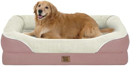 Chez Paw Waterproof Orthopedic XL Dog Bed for Large and Extra Large Dogs
