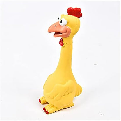 LONG RIVER Horse Toys, Rubber Chicken Squeaky Toys Play Reduce Separation Anxiety Fetch,Horse Play Ball Soccer Ball.for Medium or Large Pet Breeds Dog