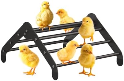 Koutemie Adjustable Chicken Perch for Coop, Small