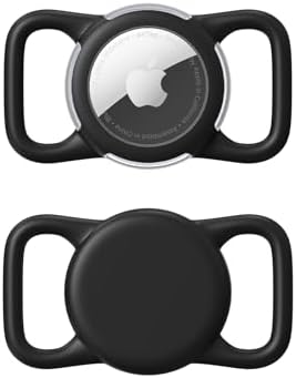 Waterproof AirTag Holder for Dog Collar, Soft Slide-On Dog AirTag Holder