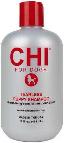 CHI for Dogs Tearless Puppy Shampoo, Silk Protein Formula, 16 Fl Oz