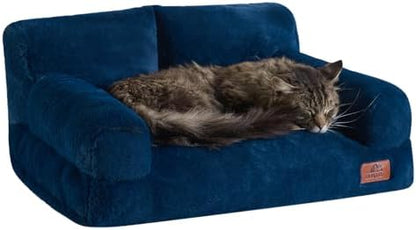 Hollypet Small Dog Large Cat Bed Puppy Couch Beds for Pets up to 25 lbs