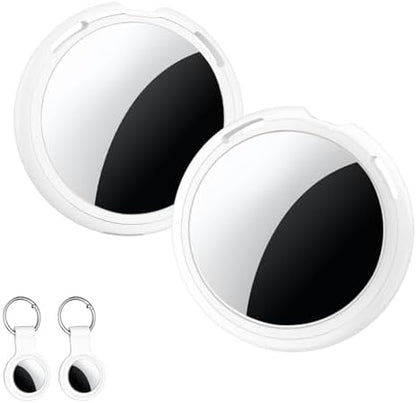 2 Pack Tracker Tags Finder Apple Find My MFi Certified Waterproof iOS Only