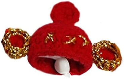 Small Animal Mini Hand Knitted Pet Hat Cute Tiny Hamster Hat For Parrot Snake Guinea Pigs Rabbit Head Cover Costume Hamster Hat For Really Hamster Hamster Hat Tiny Hamster Hat Hamster Hat For Really