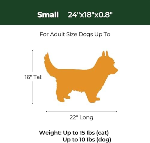 BALANCE Dog Crate Pad, Dog Foam Crate Mat Kennel Pad, Washable Water-Resistant Pet Bed Flat Dogs Cage Mat for Small Dogs, 2 Packs