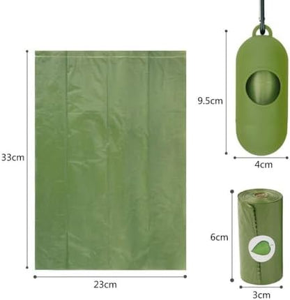 Dog Poop Bags Rolls (150 Bags) for Waste Refuse Cleanup, Doggy Roll Replacements for Outdoor Puppy Walking and Travel, Leak Proof and Tear Resistant, Extra Thick Plastic (Scented)