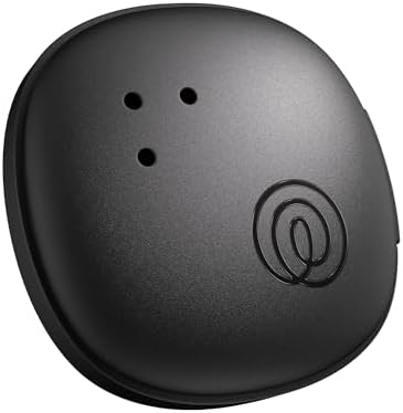 Life360 Tile Sticker - Small Bluetooth Tracker, Remote Finder and Item Locator for Bikes, Glasses and More. Both iOS and Android Compatible. Phone Finder. 1-Pack (Black)
