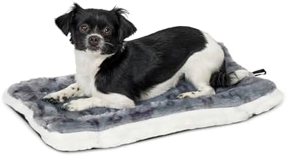 MidWest Homes for Pets Reversible Pet Bed; Machine Washable; Great for Small Dog Breeds; Spotted Gray; 22"; 40222-FVGYS