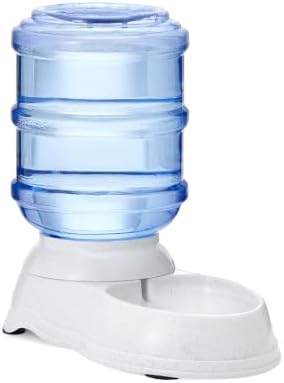 Amazon Basics Gravity Pet Water Dispenser for Cat and Dog, Easy to Clean, 135.3fl.oz Capacity, Small
