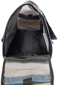 ZaneSun Cat Carrier,Soft-Sided Pet Travel Carrier for Cats,Dogs Puppy Comfort Portable Foldable Pet Bag Airline Approved (Medium-Blue)