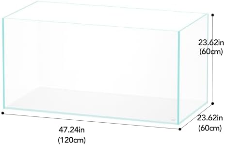 LANDEN Aquarium 105 Gallon Ultra Clear Glass Rimless Fish Tank