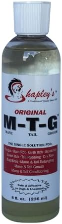 SHAPLEY'S MTG8OXDSTSMTG DS Original M-T-G Mane Tail & Groom for Horses, 8 oz