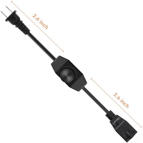 2Pcs Reptile Dimming Thermostat for Temperature Control, Dimmer Switches for Heating Pad & Heat Lamp, Reptile Knob Dimmer 200W MAX