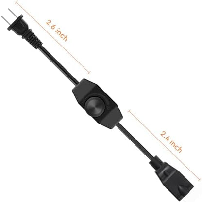2Pcs Reptile Dimming Thermostat for Temperature Control, Dimmer Switches for Heating Pad & Heat Lamp, Reptile Knob Dimmer 200W MAX
