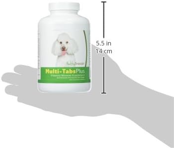Healthy Breeds Toy Poodle Multi-Tabs Plus Chewable Tablets 180 Count