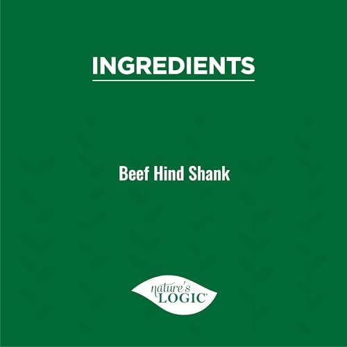 NATURE'S LOGIC Beef Hind Shank Bone - 7-8" Long Recreational Dog Chew