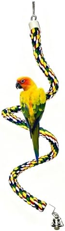 Bird Rope Perch & Birds Swing Set, 40''/60''/79''