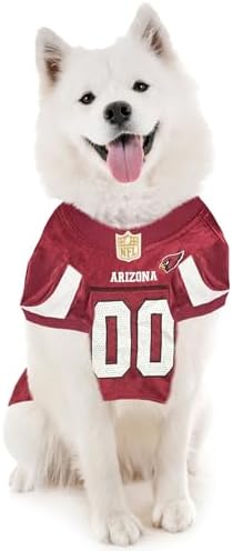 Pets First NFL Arizona Cardinals Dog Jersey, Size X-Small, Football Shirt Costume for Pet, Dog Sports T-Shirt, NFL Team Clothing for Cats, Licensed Pet Apparel Available in 7 Sizes and 32 Teams